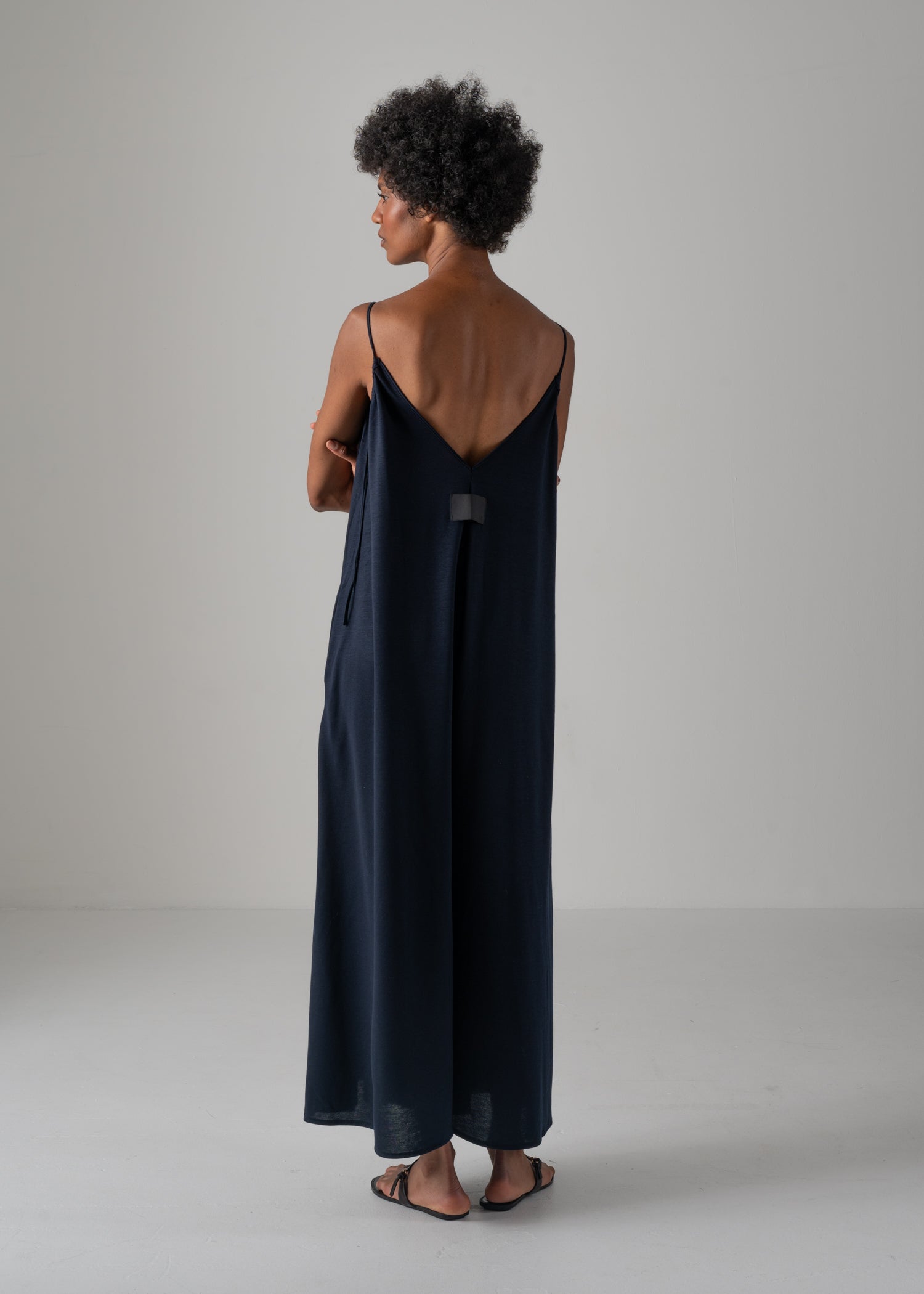 NATALIA JUMPSUIT, ショルダーストラップジャンプスーツ, Made in