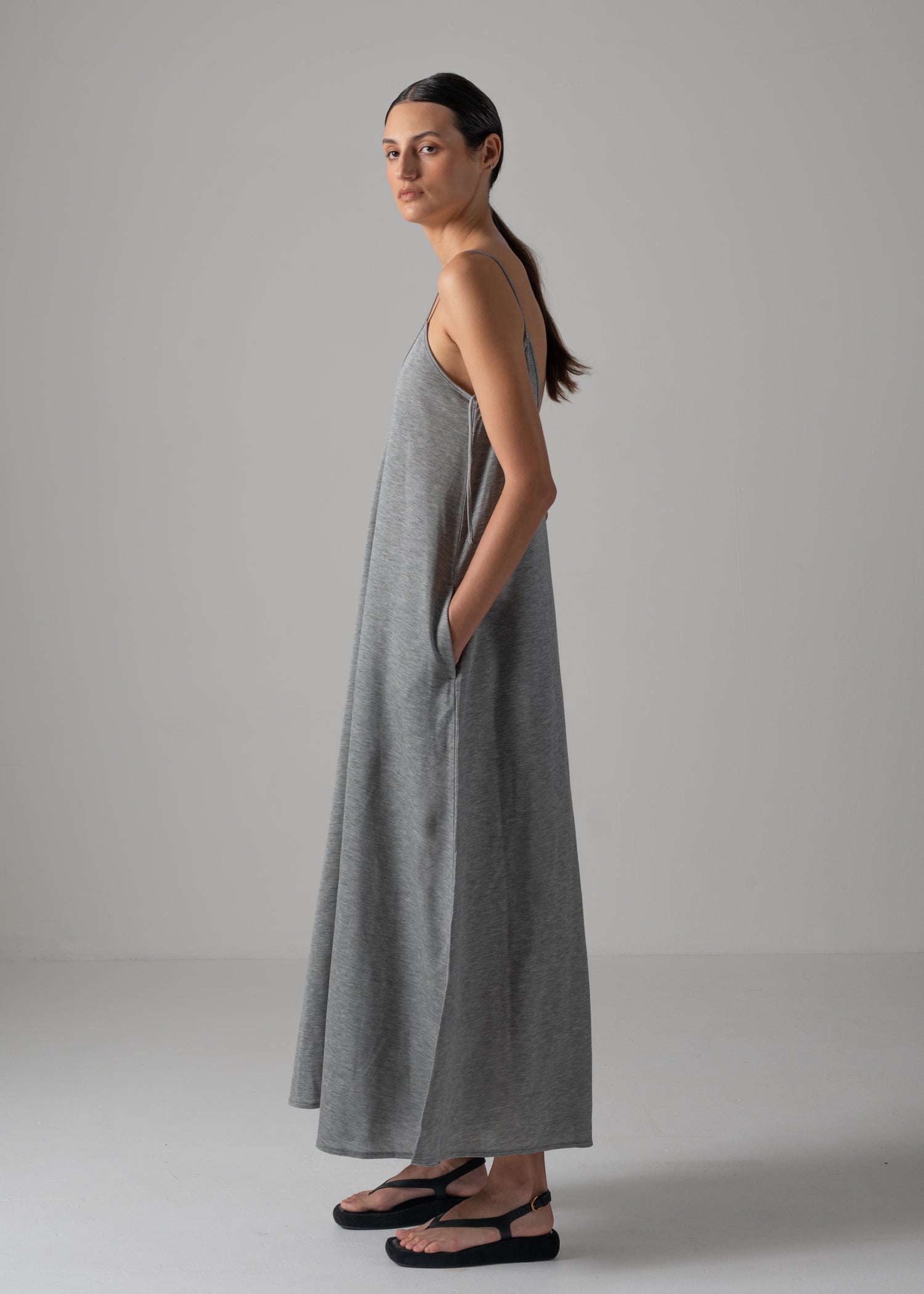 NATALIA JUMPSUIT, ショルダーストラップジャンプスーツ, Made in
