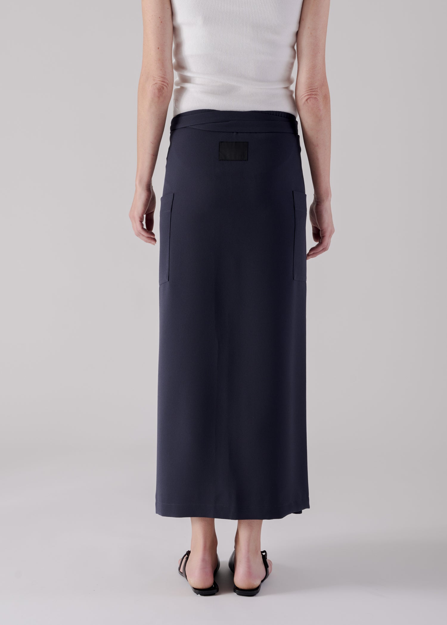 64 MINA DOUBLE WRAP SKIRT / GEORGETTE - C14