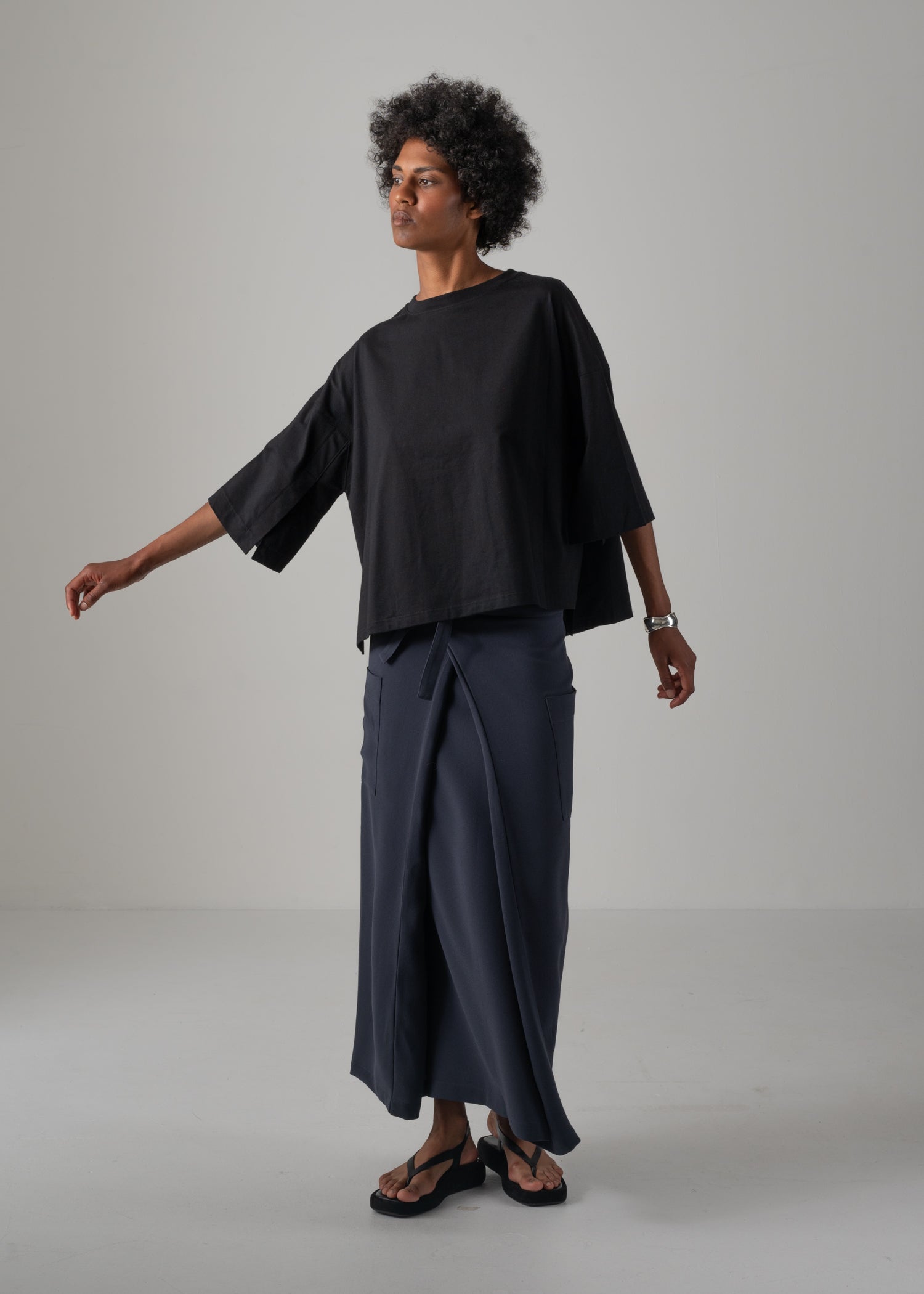 MINA DOUBLE WRAP SKIRT, ラップスカート, Made in Japan | COGTHEBIGSMOKE