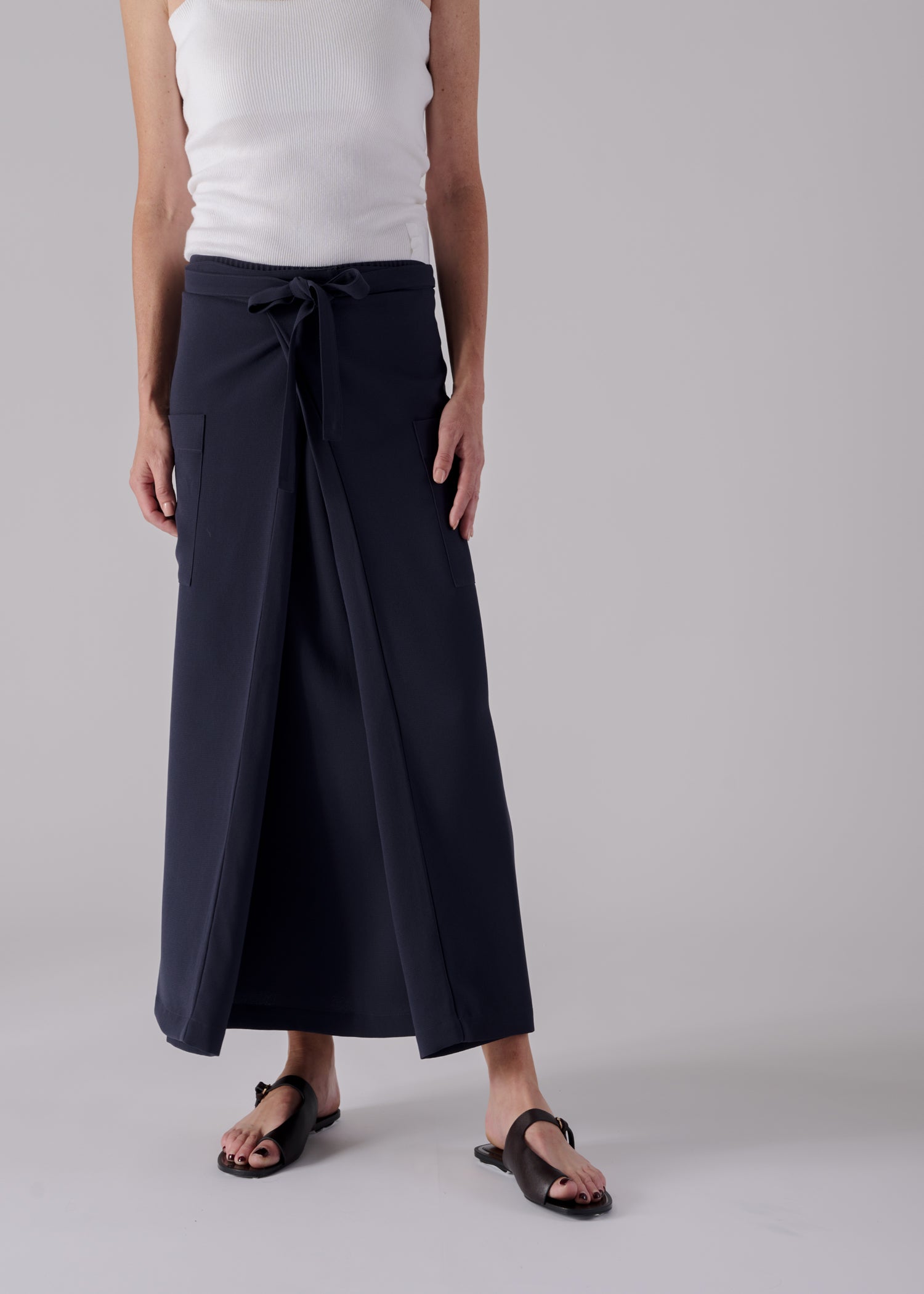 MINA DOUBLE WRAP SKIRT, ラップスカート, Made in Japan | COGTHEBIGSMOKE