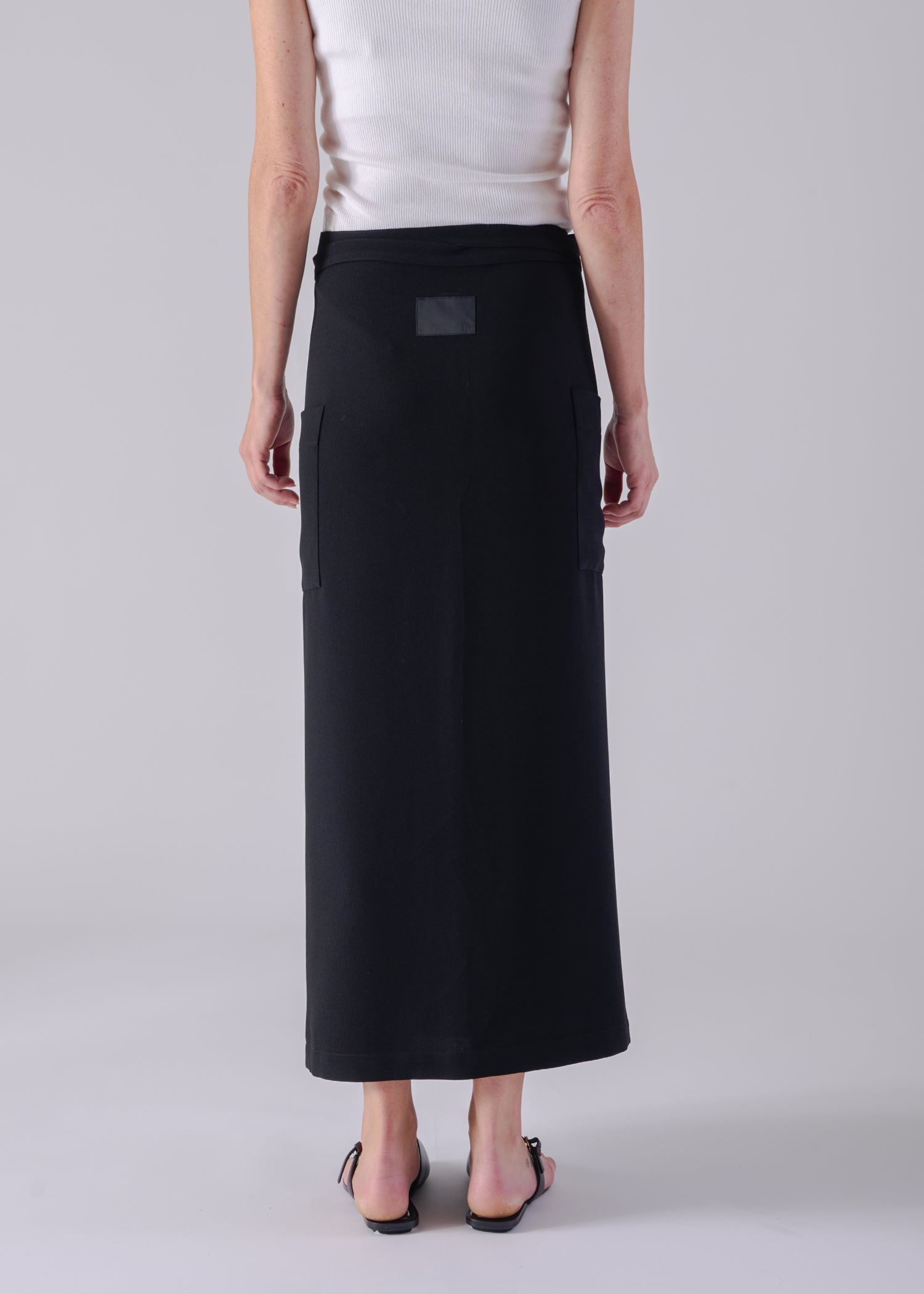 MINA DOUBLE WRAP SKIRT, Functional easy-care material, Made in