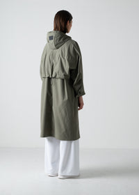 06 JUDY 2-WAY COAT / COMPACT SATIN TRICOT - C10