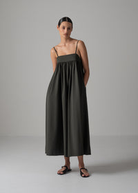 06 LINA OVERALLS / LUX TWILL STRETCH - C14