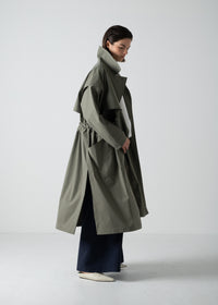 07 HUDSON TRENCH / COMPACT SATIN TRICOT - C10