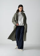 07 HUDSON TRENCH / COMPACT SATIN TRICOT - C10
