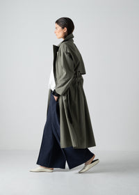 07 HUDSON TRENCH / COMPACT SATIN TRICOT - C10