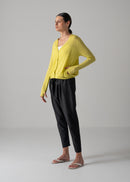 07 NADINE RAGLAN CARDIGAN / SUPER LIGHT COTTON JERSEY - C14