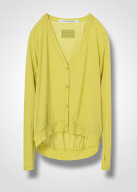 07 NADINE RAGLAN CARDIGAN / SUPER LIGHT COTTON JERSEY - C14