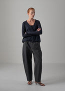 07 NADINE RAGLAN CARDIGAN / SUPER LIGHT COTTON JERSEY - C14