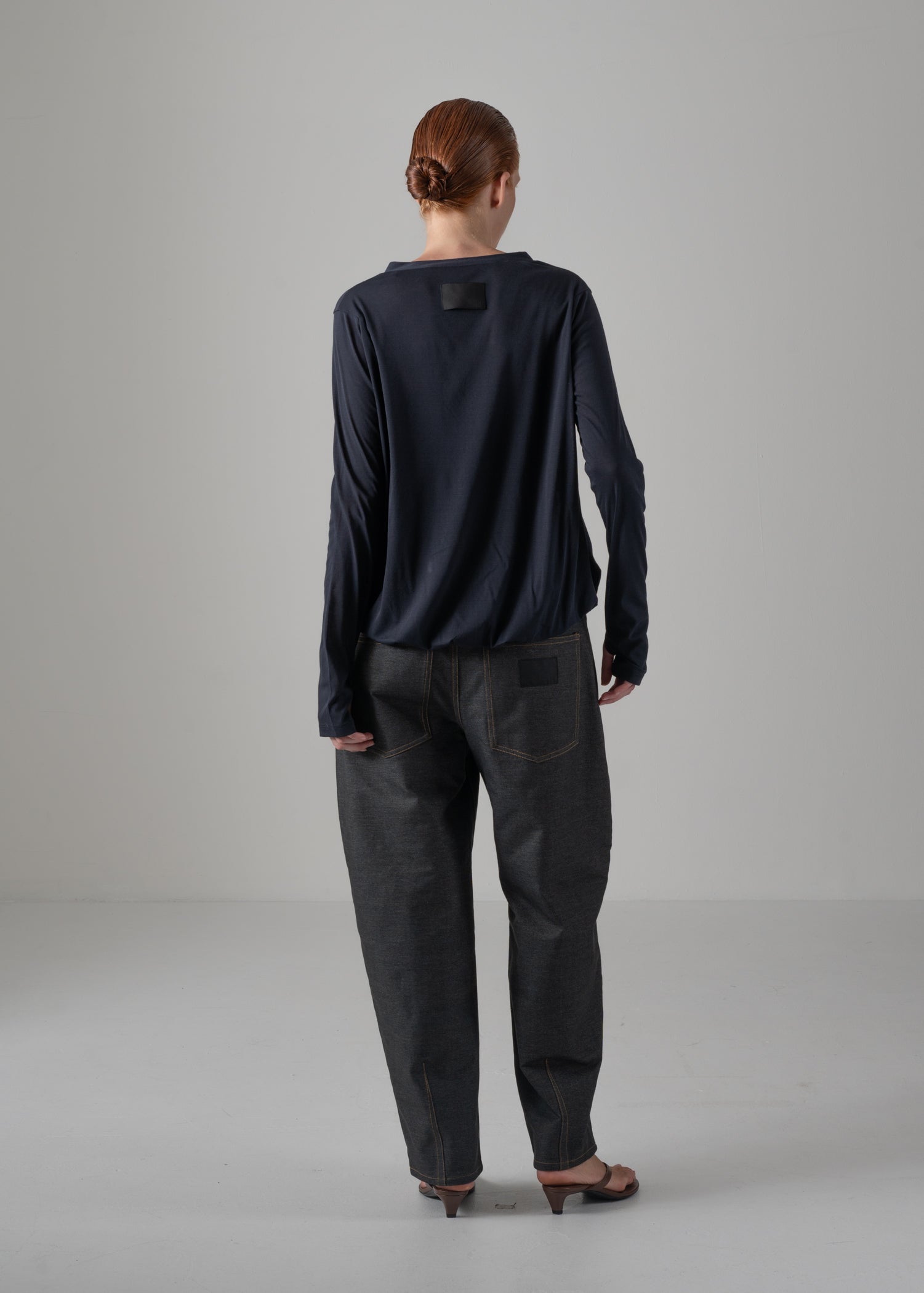 07 NADINE RAGLAN CARDIGAN / SUPER LIGHT COTTON JERSEY - C14