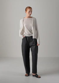 07 NADINE RAGLAN CARDIGAN / SUPER LIGHT COTTON JERSEY - C14