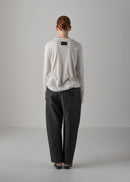 07 NADINE RAGLAN CARDIGAN / SUPER LIGHT COTTON JERSEY - C14