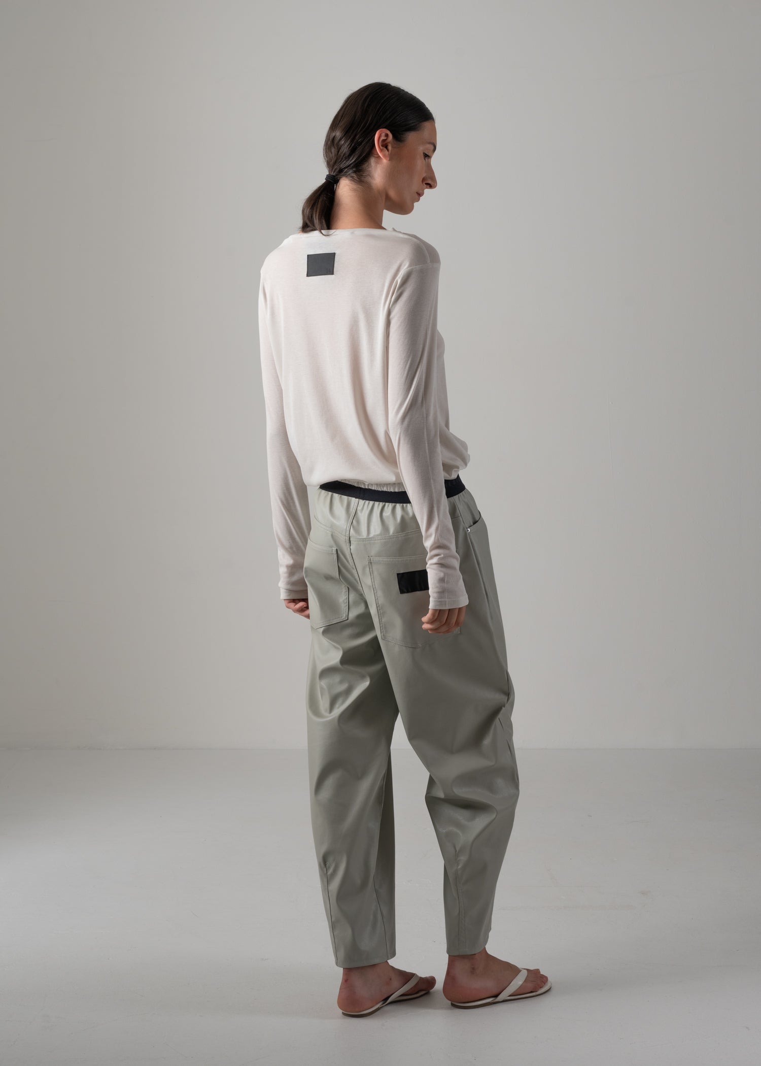 NIKA LONG SLEEVE TOP, ロングスリーブクルーネックトップ, Made in