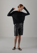 08 NIKA LONG SLEEVE TOP / SUPER LIGHT COTTON JERSEY - C14