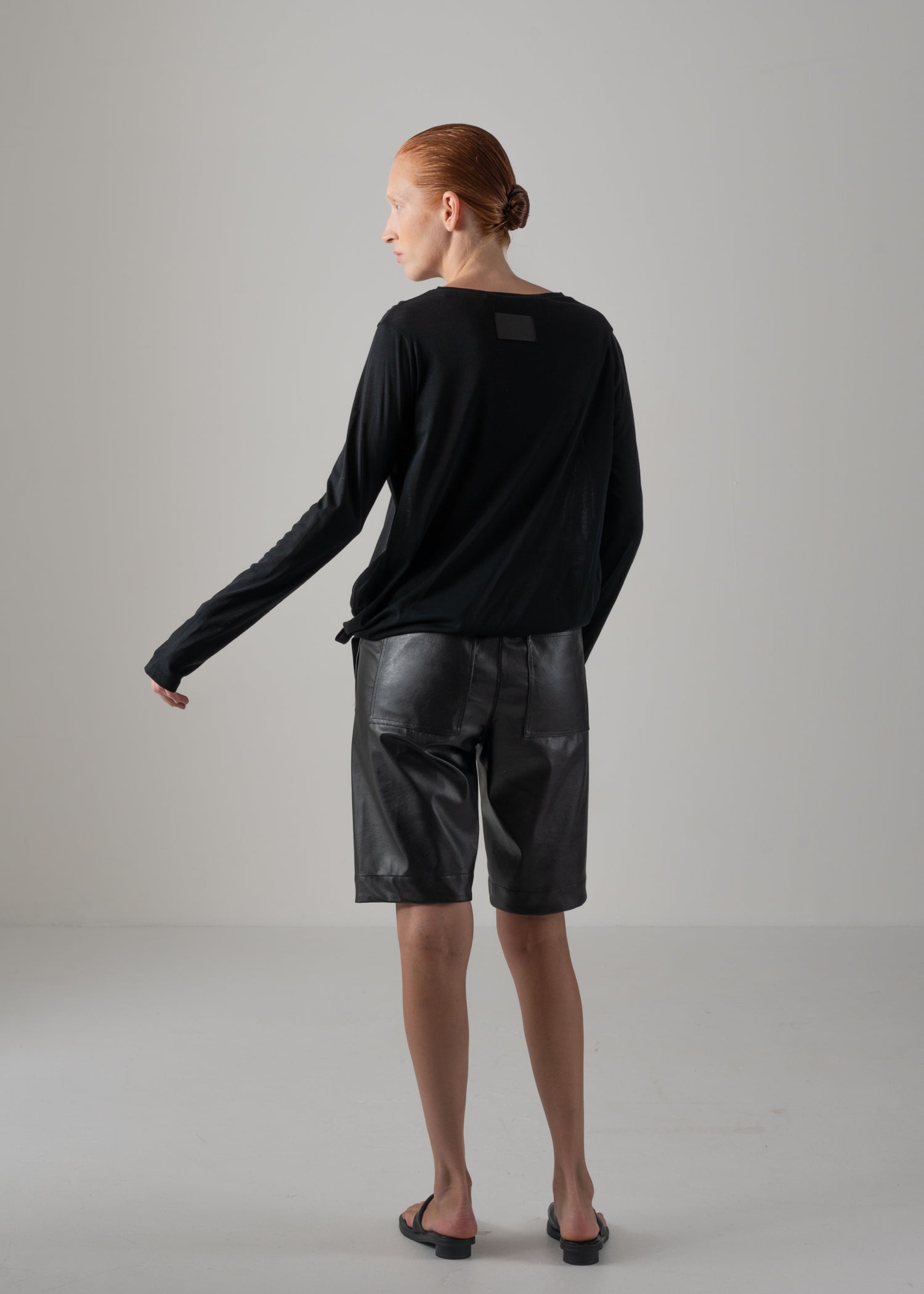 NIKA LONG SLEEVE TOP, ロングスリーブクルーネックトップ, Made in