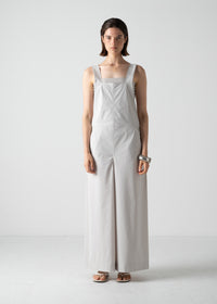 09 JULIET OVERALLS / COMPACT SATIN TRICOT - C10