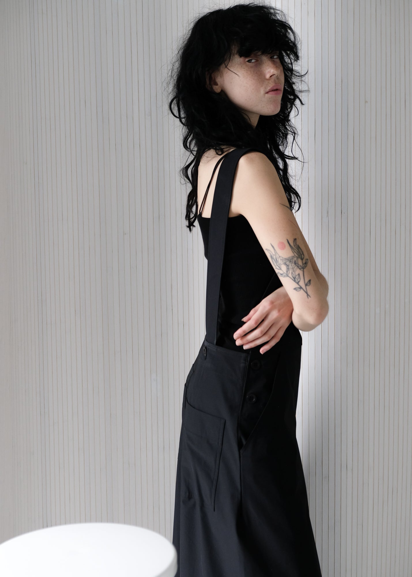 09 JULIET OVERALLS / COMPACT SATIN TRICOT - C10 – COGTHEBIGSMOKE