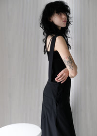 09 JULIET OVERALLS / COMPACT SATIN TRICOT - C10