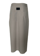 09 KATHLEEN FRONT SLIT SKIRT / HIGH TWISTED AMUNDSEN JERSEY - C12