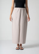 09 KATHLEEN FRONT SLIT SKIRT / HIGH TWISTED AMUNDSEN JERSEY - C12