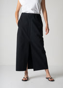 09 KATHLEEN FRONT SLIT SKIRT / HIGH TWISTED AMUNDSEN JERSEY - C12