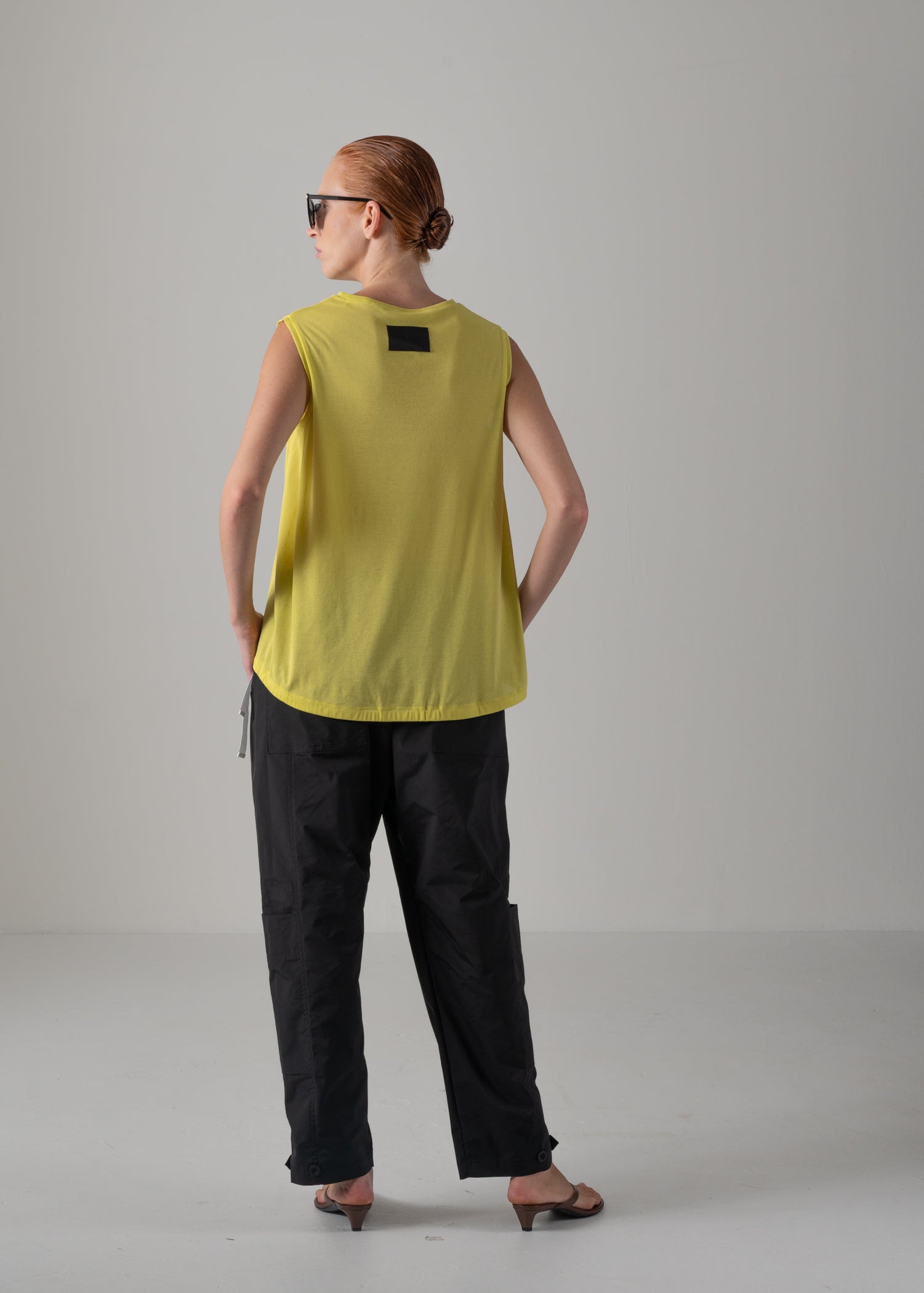 Tシャツ(半袖/袖なし) Scallop Coller Sleeveless Top ROOP TOKYO tシャツ sleeveless T-shirt/ワイドノースリーブTシャツ