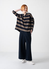 31 GENEVA WIDELEG TROUSERS / DOUBLE FACE WOOLLET - C11