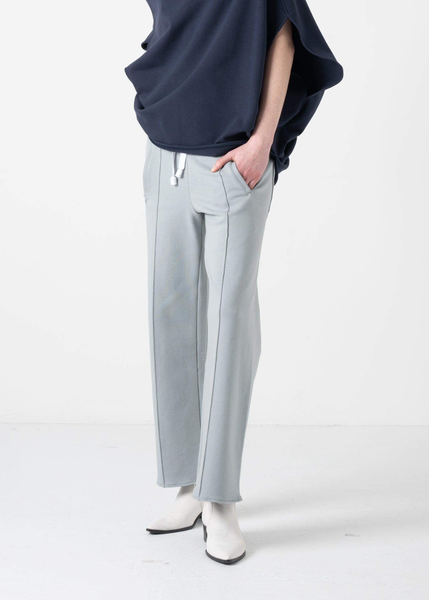 13 GALAXY SEMI -WIDE TROUSERS / SPONGY TERRY -C11