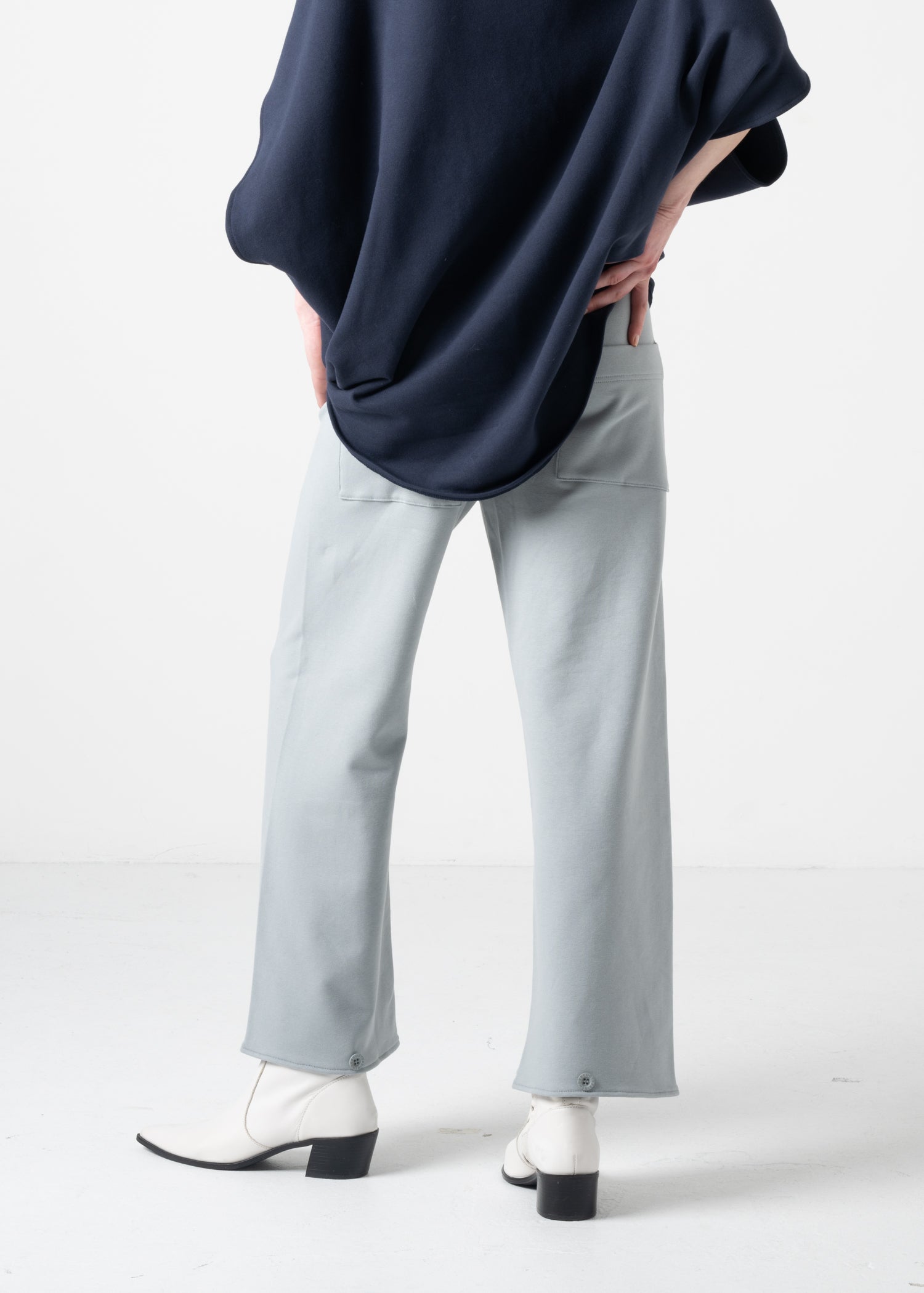 13 GALAXY SEMI -WIDE TROUSERS / SPONGY TERRY -C11