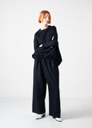 59 KENDALL JUMPSUIT / SUPER 100'S TWILL JERSEY - C11