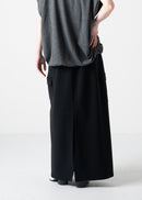 07 KHLOE LONG CARGO SKIRT / HIGH DENSITY 2WAY STRETCH - C11