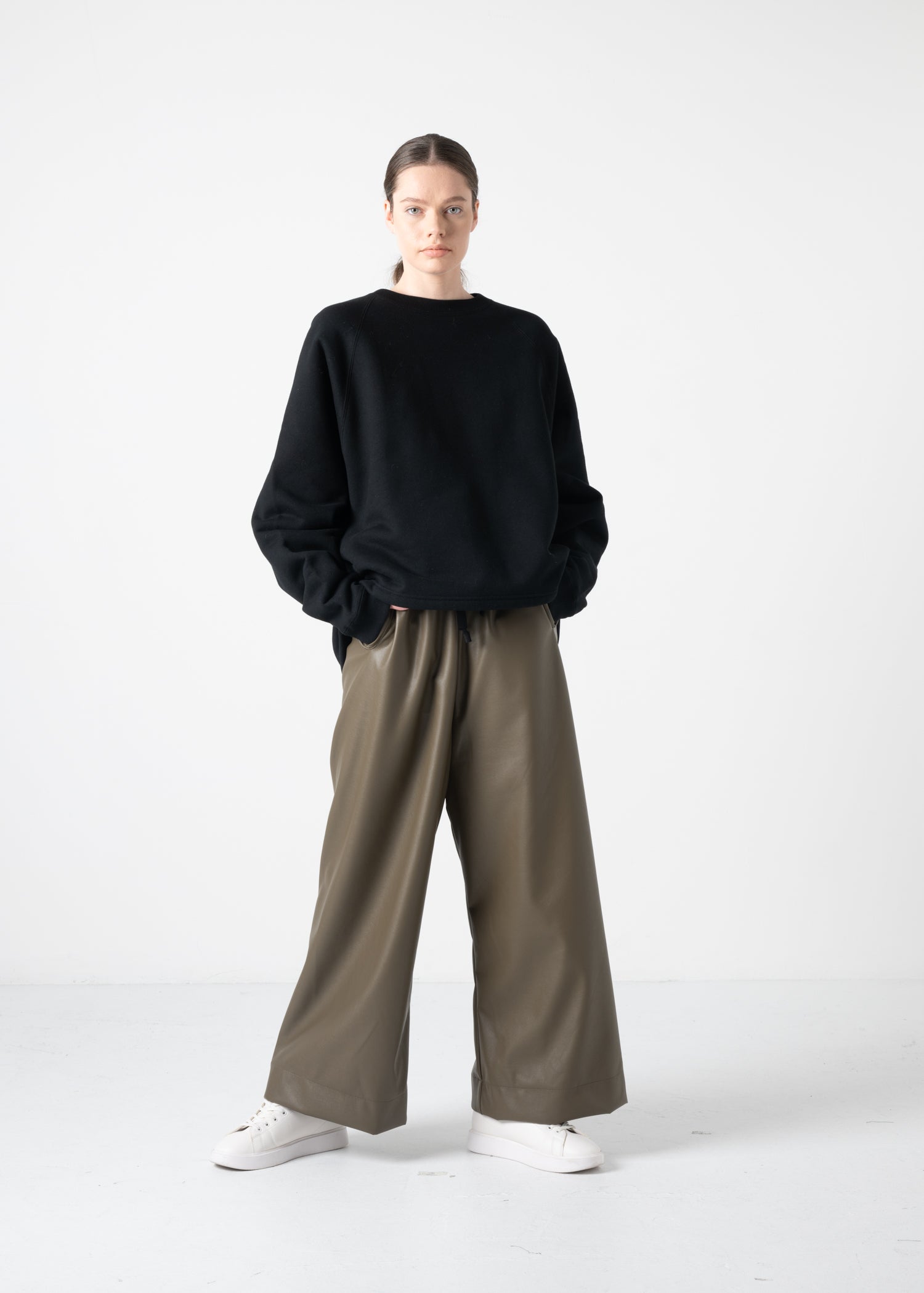 62 ALISON TROUSERS / VEGAN LEATHER - C11