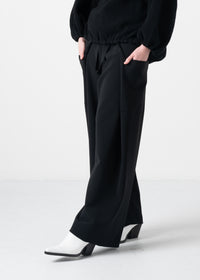 06 KARA WRAP TROUSERS / HIGH DENSITY 2WAY STRETCH - C11