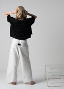 GENEVA WIDELEG TROUSERS / HIGH DENSITY 2WAY STRETCH - ONLINE STORE EXCLUSIVE