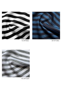 29 ABBY TOP / LIGHT VISCOSE JERSEY STRIPE - C10