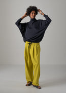 10 NAIA BOTTLE NECK TOP / SUPER LIGHT COTTON JERSEY - C14