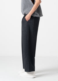 20 KASSIDY DOUBLE TUCK TROUSERS / VINTGE DENIM JERSEY - C11