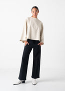 13 GALAXY SEMI -WIDE TROUSERS / SPONGY TERRY -C11