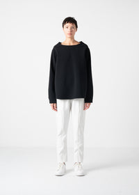 04 KATE CREW NECK TOP / HIGH DENSITY 2WAY STRETCH - C11