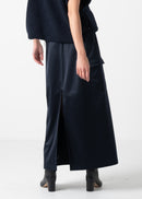 34 KHLOE LONG CARGO SKIRT / SILKY SATIN JERSEY -C11