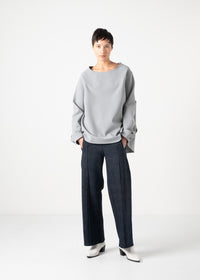 04 KATE CREW NECK TOP / HIGH DENSITY 2WAY STRETCH - C11