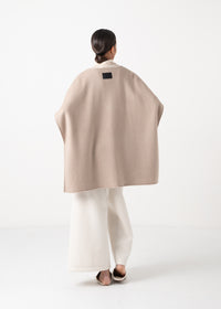 35 INES CAPE / BULKY DOUBLE KNIT -C11