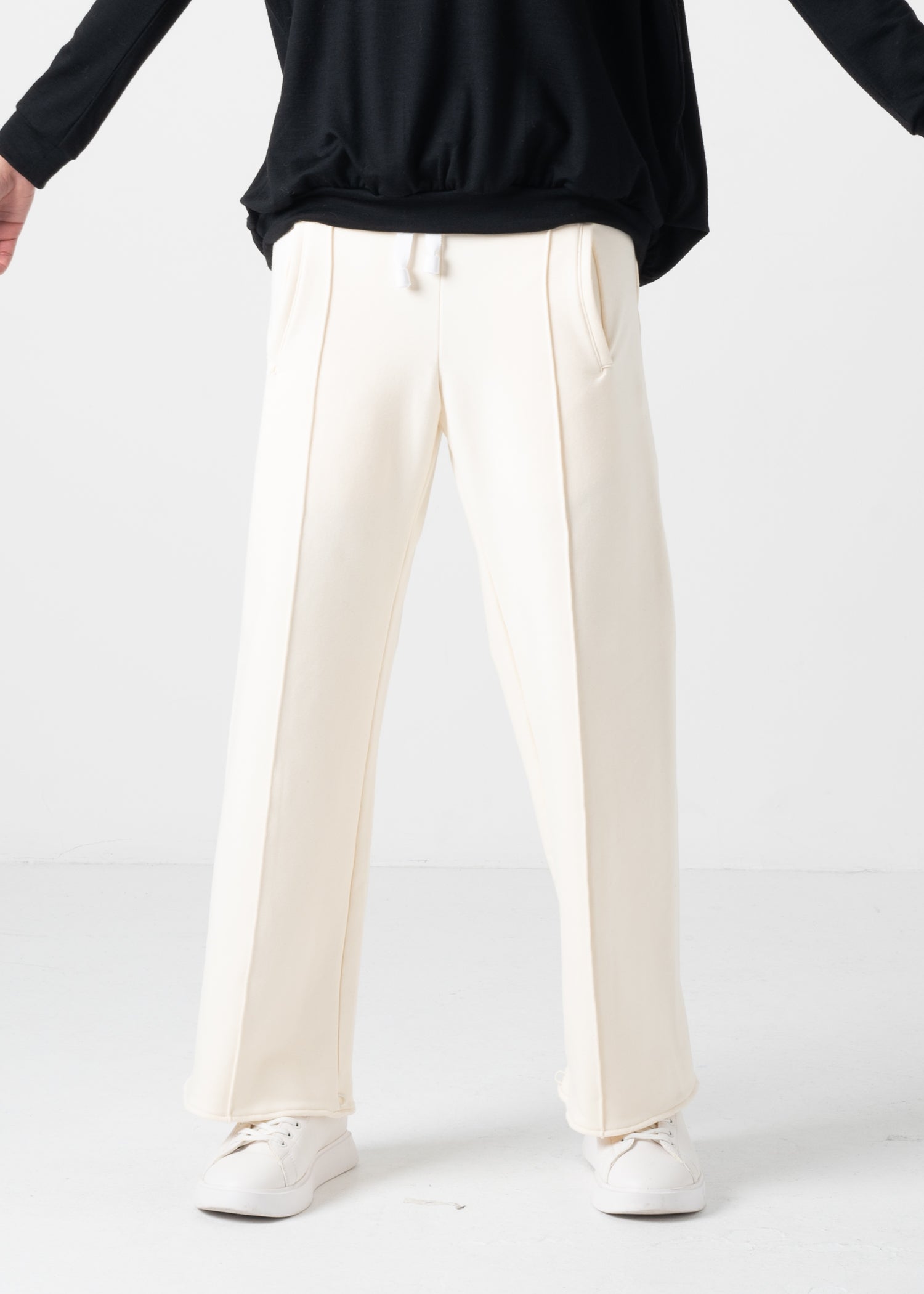 13 GALAXY SEMI -WIDE TROUSERS / SPONGY TERRY -C11