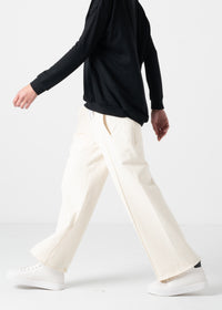 13 GALAXY SEMI -WIDE TROUSERS / SPONGY TERRY -C11