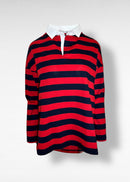 IVY RUGBY JERSEY / AIR SPINNING COTTON JERSEY STRIPE - C10