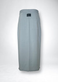 12 KATHLEEN FRONT SLIT SKIRT / SPONGY TERRY - C11