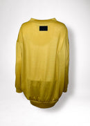 46 JENNY V -NECK TOP / HIGH GAUGE PURE WOOL JERSEY -C11