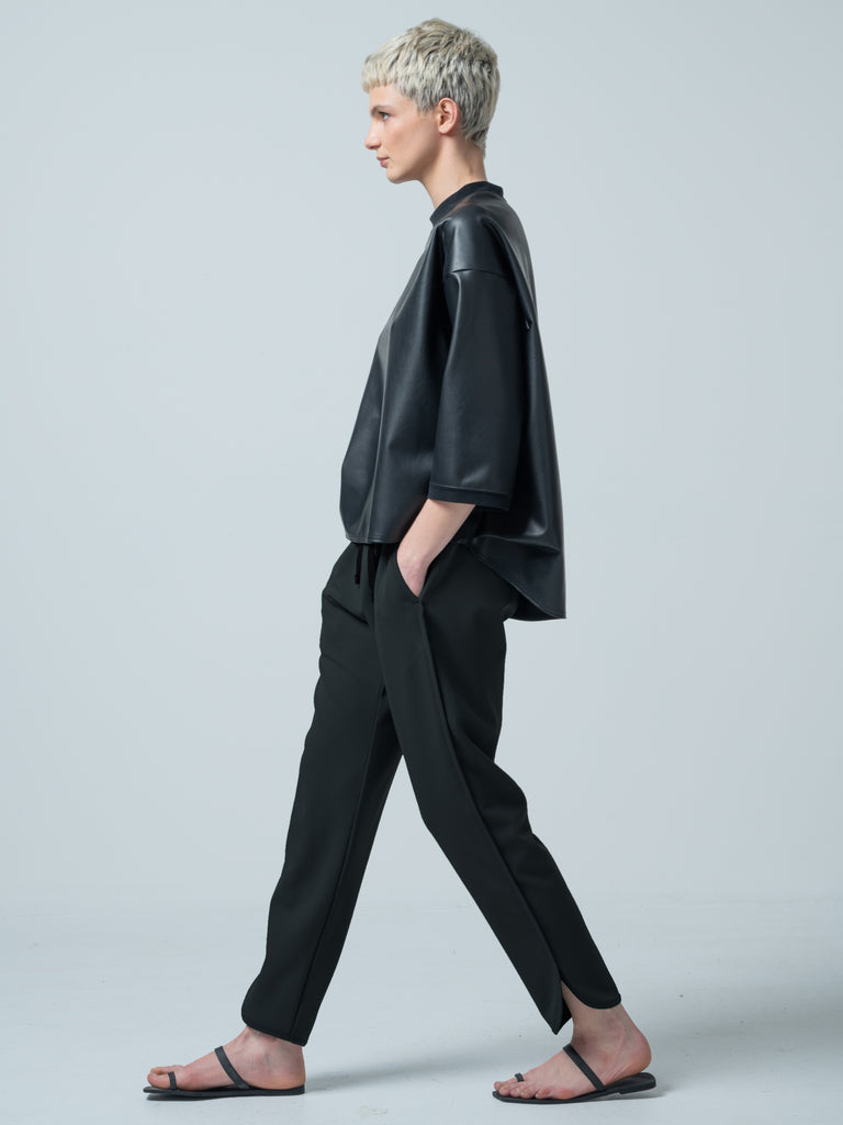 GINGER TOP / VEGAN LEATHER - C7 (7731239092448)