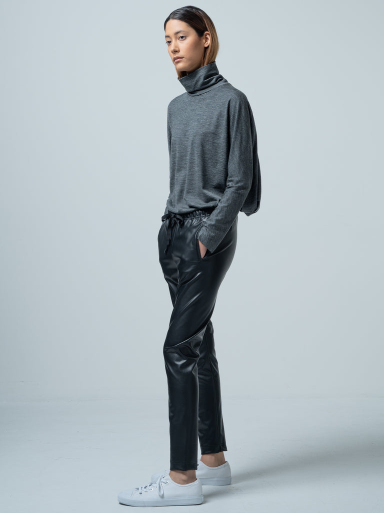 ELLY TROUSERS / VEGAN LEATHER - C7 (7731239125216)